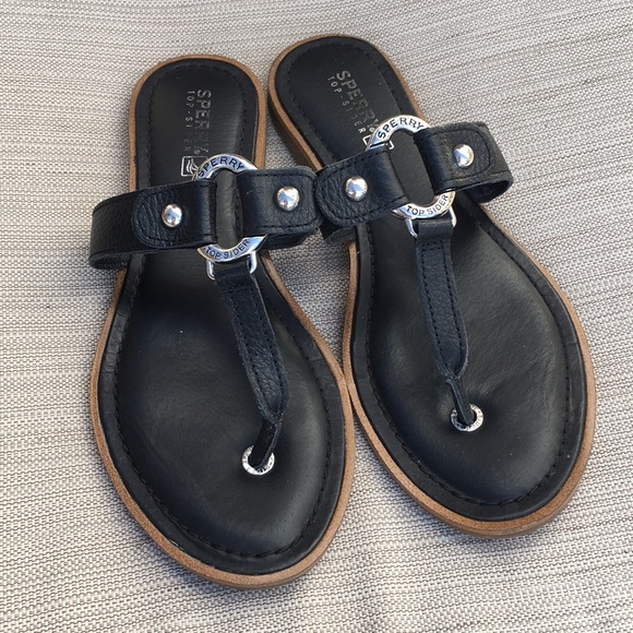Sperry Top Sider Carolina leather thong sandal - Picture 1 of 7